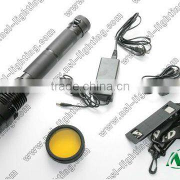 Aluminium HID Torch 4500Lm Lumen 38W/50W Dual Power 1000Meters HID Xenon Torch Spot Light Tactical HID Flashlight