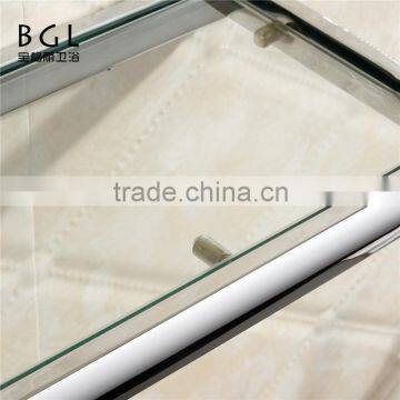2016News Bathroom Accessories Hardware Items Brass Series Glass Shelf photo-5
