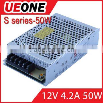 New Type 50w Power Supply 12v 50w Switching Power Supply S-50-12