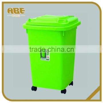 50liter dust bin waste bin plastic bin with lids and wheels