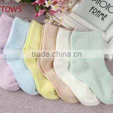 2016 Hot Sale High Quality Baby Bamboo Fiber Socks Infant Newborn Socks for Kids photo-3