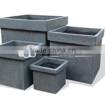 Square Lightweight Concrete Planter