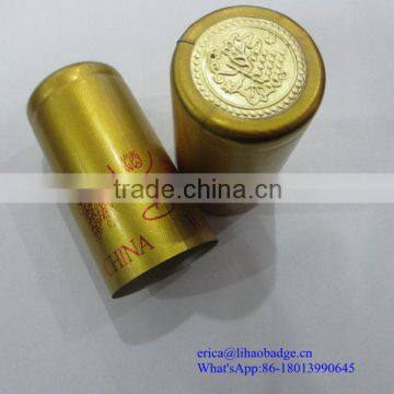 Wholesale products China custom bottle cap shrink sleeves , plastic bottle cap