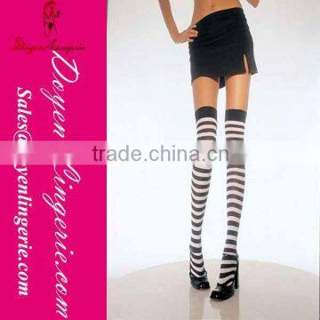 Factory Price!Sexy Striped Ladies' Stocking