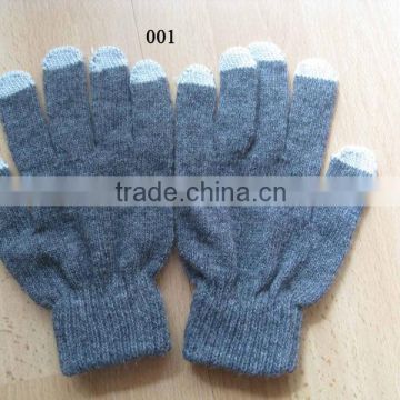 acrylic Knitted Gloves with fingers