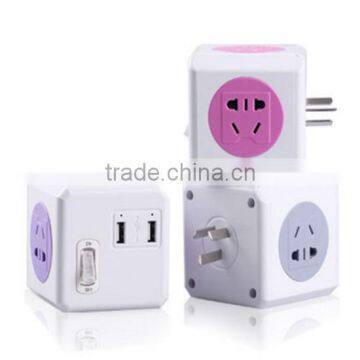 250V 10A Protable Extension Mini Socket Usb