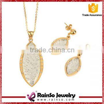 Eye Pendant AFrican Gold Plating Jewelry Set