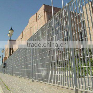 steel grating fence