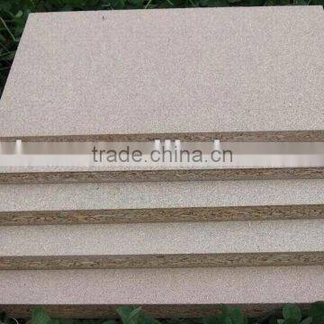 Plain melamined veneered pvced particle board 3mm E1 glue best quality