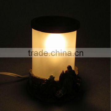 Metal Nativity Flower Electrial Candle Warmer Aromal oil burner Fragrance Diffuser