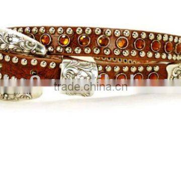 fashion belt with rhinestone