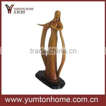 resin dancing lady figurine