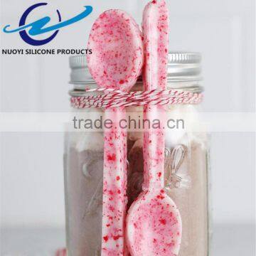 High Quality Spoon Shaped Silicone 3d Chocolate Mould photo-6
