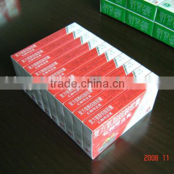 Plastic wrap machine for packaging perfume box