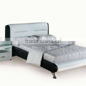 Promotional smile pu leather bed