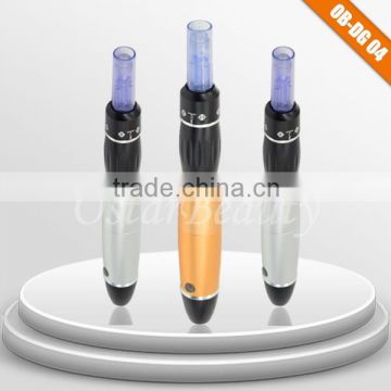 ISO13485/CE Auto microneedling pen dermaroller machine with 9/12/36/nano/massager cartridges