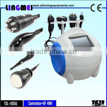 Portable Cavitation RF Slimming Machine 4in1 Multifunction Multipolar 40hkz Rf With Laser 5 In 1 Cavitation Machine