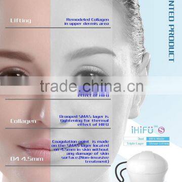 High Frequency Acne Machine 2015 New Products Ultrasound HIFU Machines Face Lift No Pain