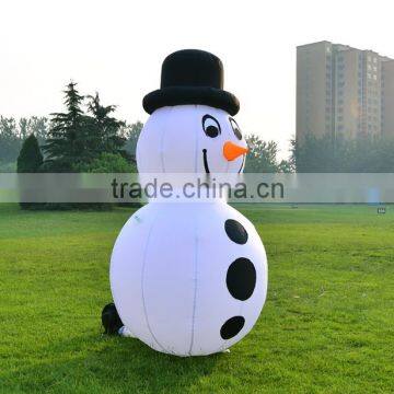 Charming Santa Snowman Christmas Inflatable Arch For Decorations