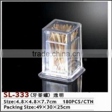 Plastic Red Toothpick Jar photo-4