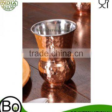 Hand Pounded Bottega Copper Tumbler