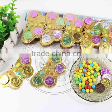 2016 New Butterfly Chocolate Coin With Chocolate Bean