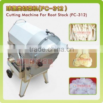 FC-312 Cutter Type Root vegetable machine Onion Rings / Cucumber Slicer Slicing Machine