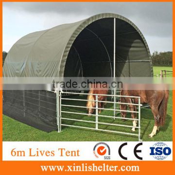 army green color outdoor easy install livestock cover