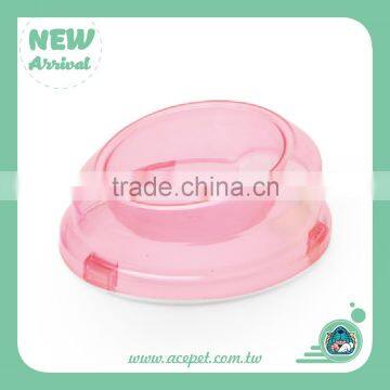 864-A Plastic Crystal Clear Pet Bowl Dog Cat Bowl