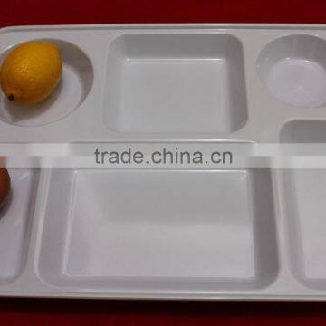 Malaysia Made Melamine 6 Compartments Plate