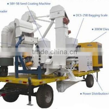 Mobile Grain Seed Processing Machine