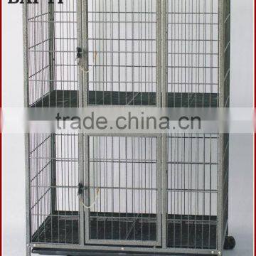 metal folding dog cage with wheels