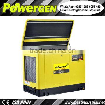 65 dB !!! POWERGEN Soundproof Water-cooled Lifan Automobile Grade Engine Super Silent Gasoline Generator 30KVA