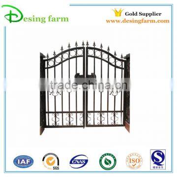 2015 Powder coating house iron gate design for sale