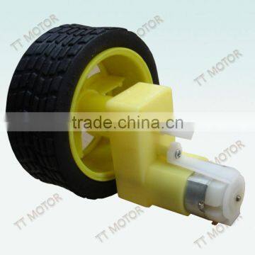 used on toy plastic dc gear motor with wheels