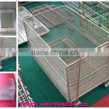 Foldable wire mesh container for USA customersXHL-13