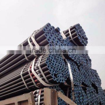 API 5L ASTM A53 A106 SEAMLESS STEEL PIPE WITH BLACK COATING BEVELLED ENDS AND CAPS photo-3