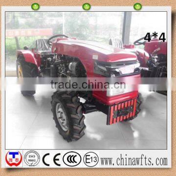 Hot sale 40hp mini farm tractor 4WD with various agricultural implements by china manufacture