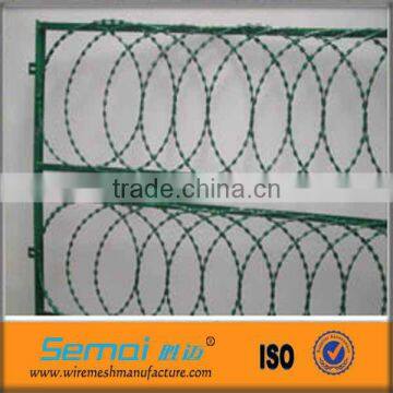 China Factory Hot Dipped Galvanized Razor Barbed Wire BTO-10