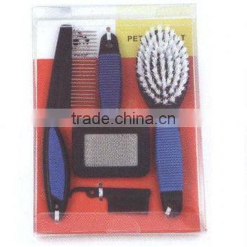 pet cleaning tools cat grooming comb brush set