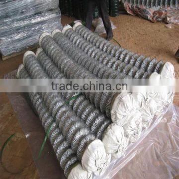 1.7mm galvanized iron chain link fence