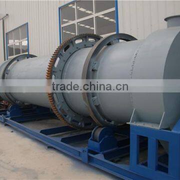 Odorless high efficiency Chicken Manure Rotary Drum Dryer with high mechanization degree