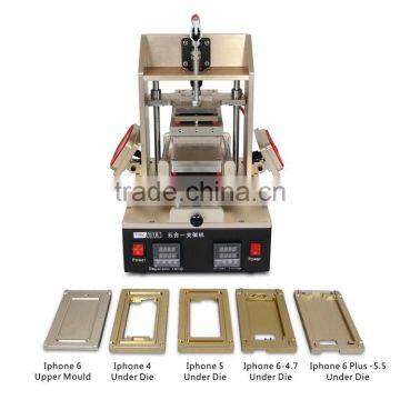 Best Selling Quality Guaranteed LCD Frame Separator 5 in 1 Glue Remover Frame Installer Hot Plate Mobile Lcd Making Machine photo-2