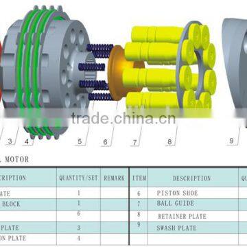 HMGE36EA ZX200 Excavator Hydraulic Pump Parts photo-2