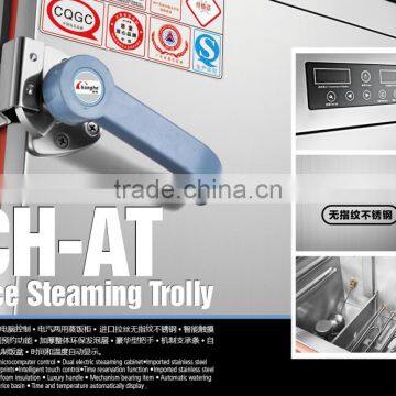 Best Selling Commercial Professional Single Door Momos Stainless Steel Electric Food Steamer With 12 Trays(CH-AT-300) photo-3