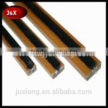 Graphite Based European Type Fireproof Intumescent Door Seal With Brush and Adhesive photo-4