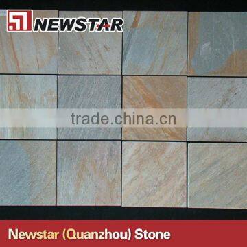 Colorful quartzite floor tile