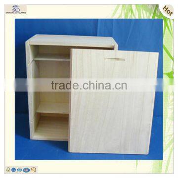 Bulk Unfinished Bottle Dividers Wooden Wine Box photo-3