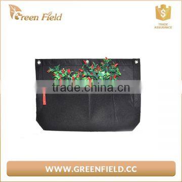 Black Color Felt Planter Wall Hanging Bags photo-5