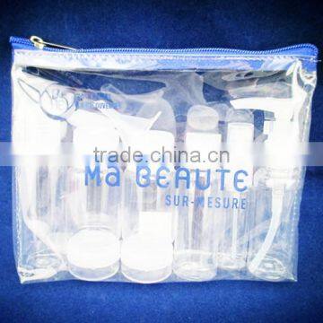 9pcs Cheap Travel Bottle Set Transparent Plastic Travel Bottle Set Travel Bottle Kit photo-2